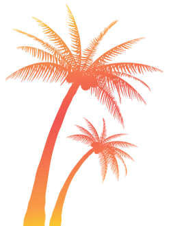 Gradient Palm Trees